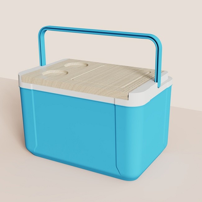 wooden ice chest